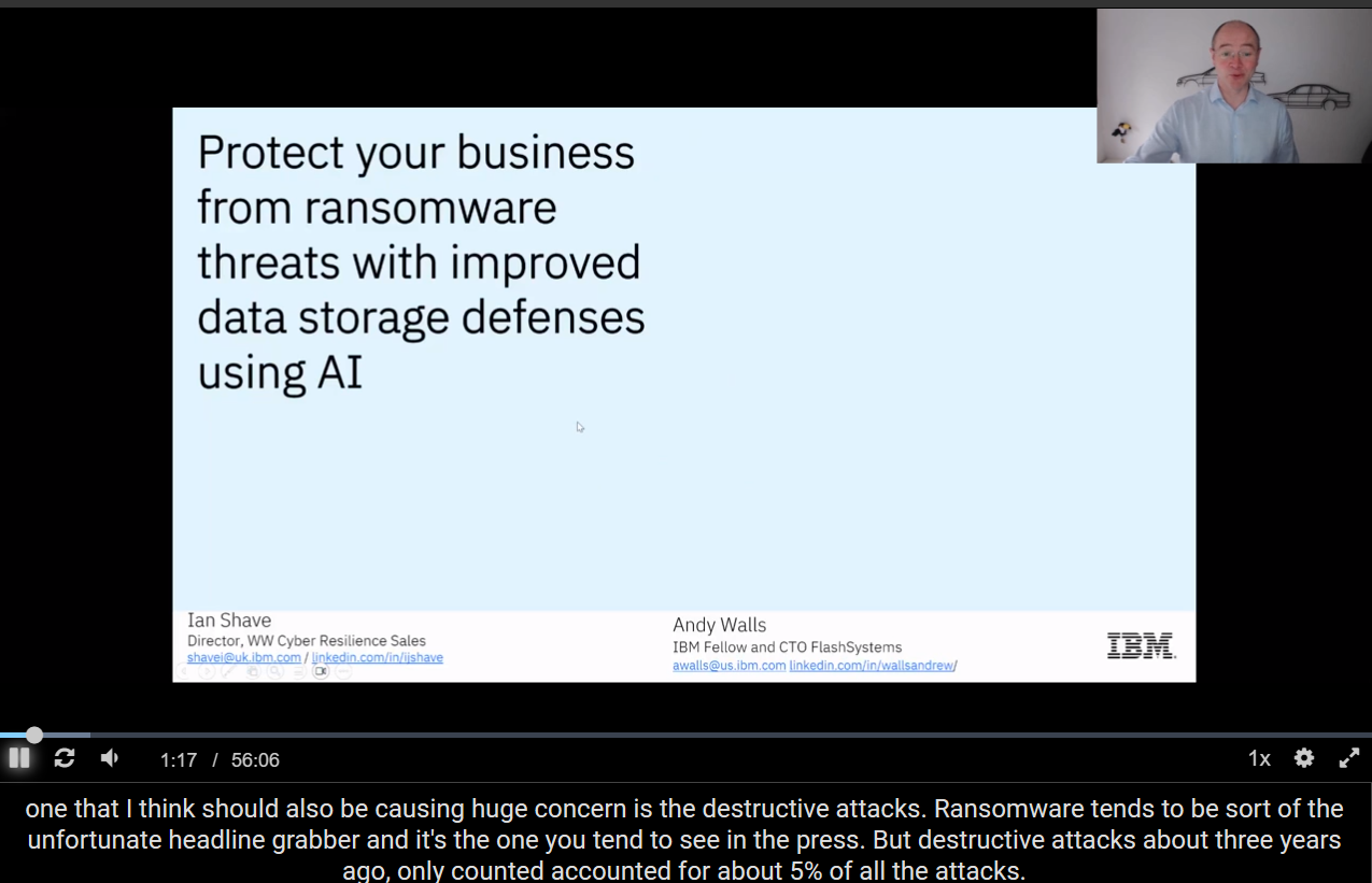 IBM Webinar: Utilizing AI to Safeguard Your Business from Ransomware Threats